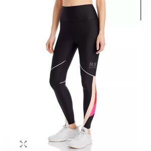 P.E. Nation X Asics Tracklite High Waist Color Block Leggings